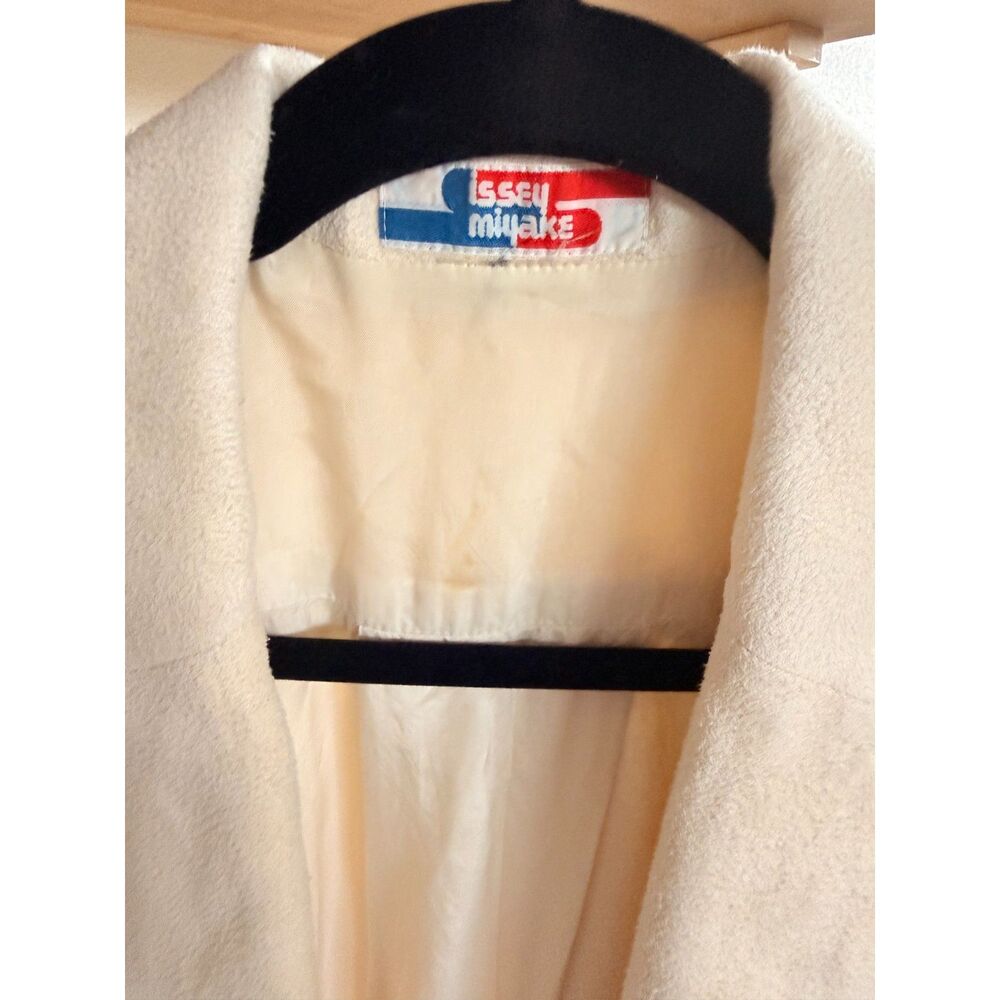 Vintage Archival Issey Miyake Cream Jacket 1970s red/white/blue label Japan